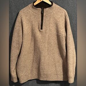 L.L. Bean Men's 1/4 Zip Insulated Waterfowl Sweater 2X